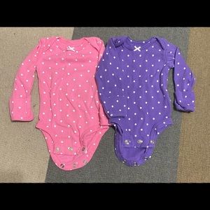 Carters newborn onesies pair